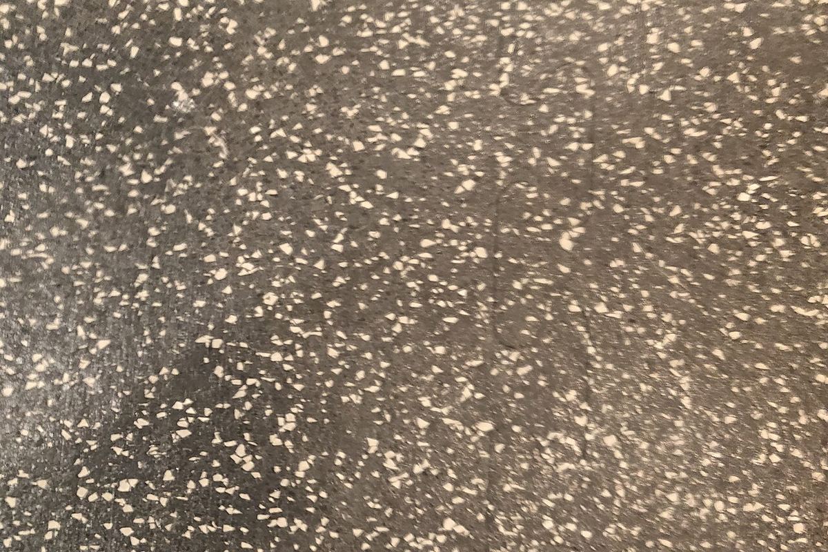 Rubber flooring, close-up sample