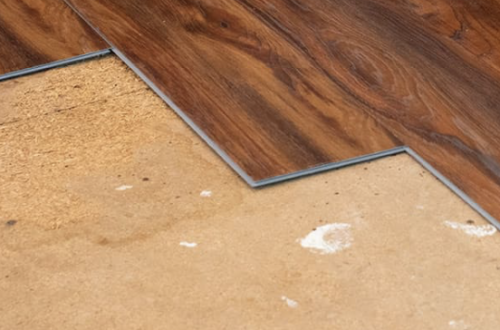 LVP flooring over particle board