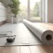 Moisture-friendly underlayment installation for LVP flooring in a kitchen renovation project
