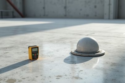 Concrete slab moisture red flags including efflorescence tested before LVP flooring installation