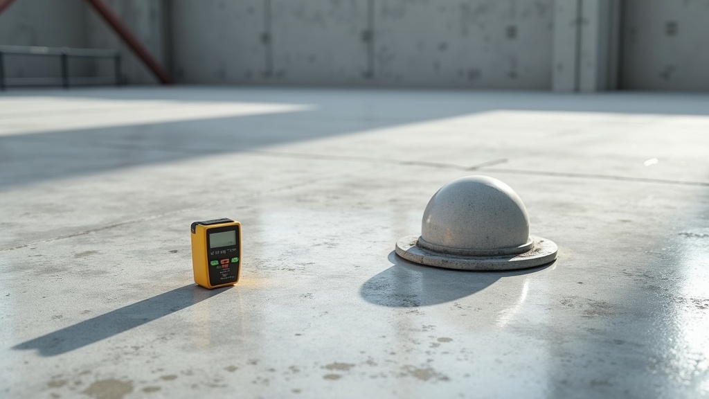 Concrete slab moisture red flags including efflorescence tested before LVP flooring installation