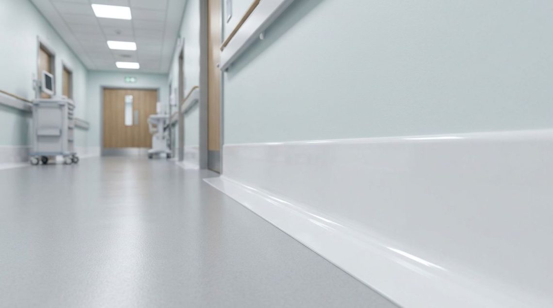 Flash Cove Sheet Vinyl Details for Healthcare Rooms