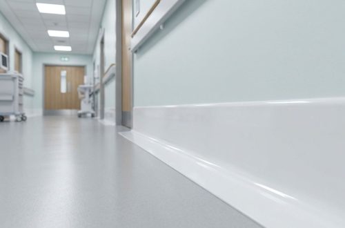 Flash Cove Sheet Vinyl Details for Healthcare Rooms