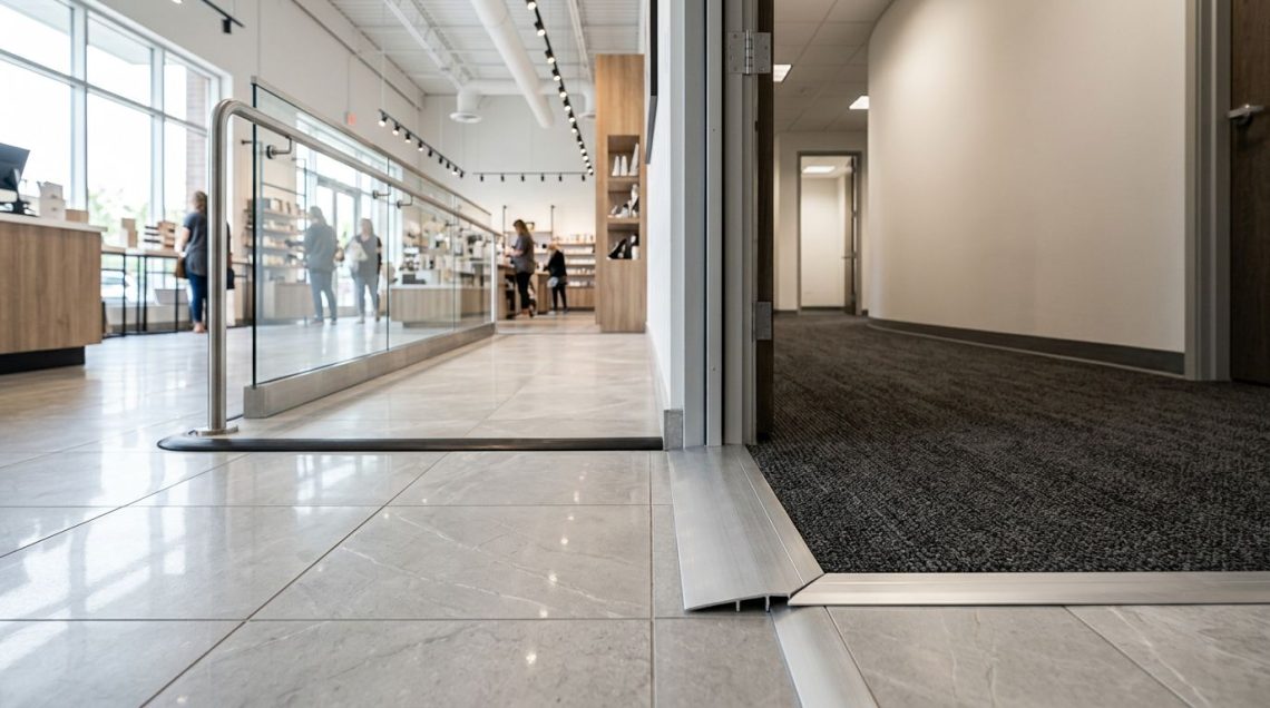Flooring Threshold Profiles for Retail and Office Spaces