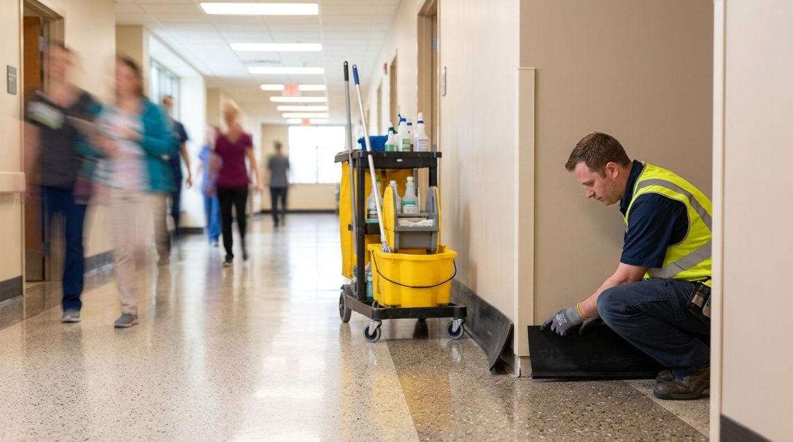 Rubber Wall Base Installation Mistakes in Busy Corridors