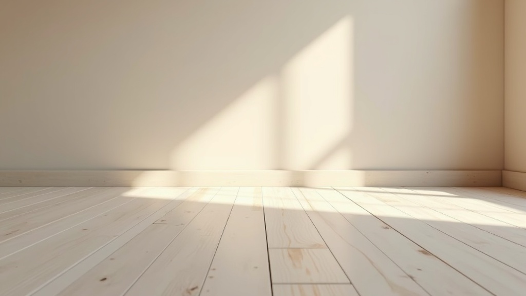 Telegraphed subfloor seam showing as a faint ridge line through finished LVP flooring